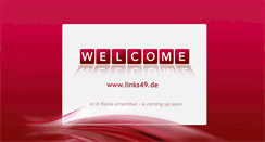 Desktop Screenshot of links49.de