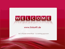 Tablet Screenshot of links49.de